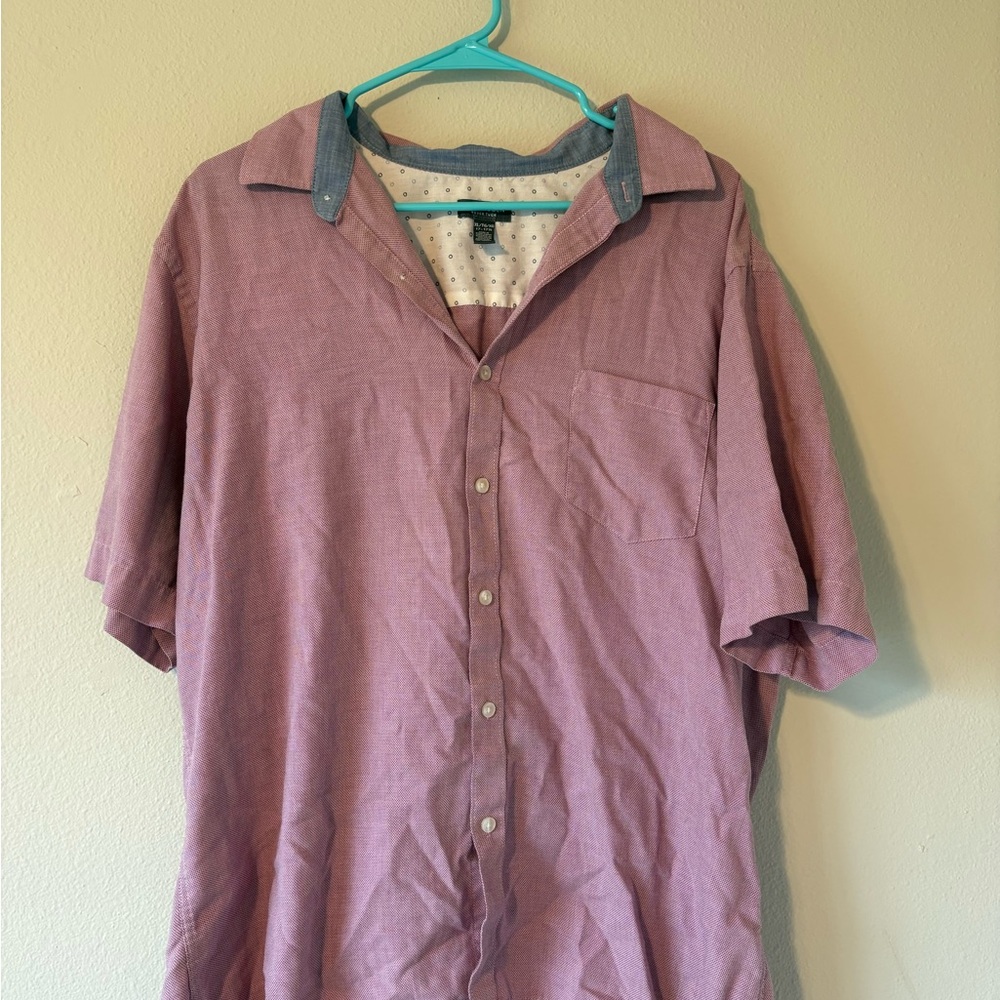 Van Heusen Casual Pink Button-Down Shirt
